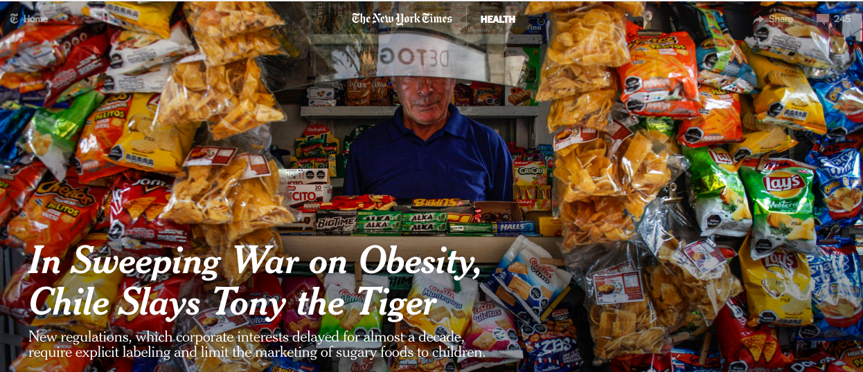 Chile Takes on Junk Food & Obesity